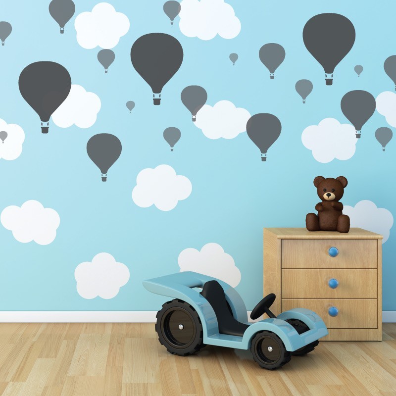 KIDS Reusable Plastic Stencils (5 pcs) // BALLOON