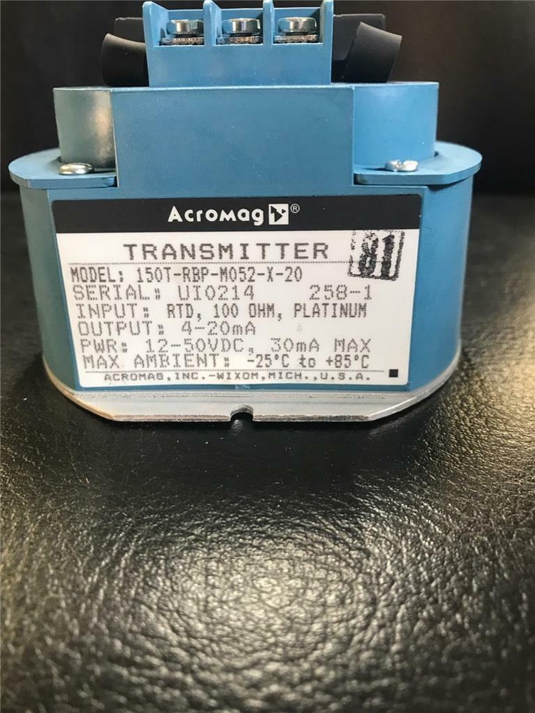 Acromag 150T-RBP-M052-X-20 100-Ohm Temperature Sensor Transmitter