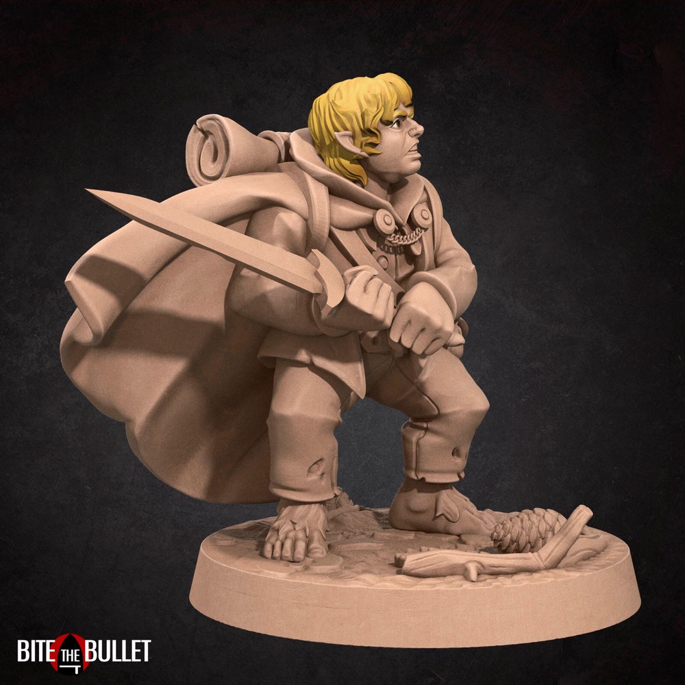 Halfing Fighter B - Bite the Bullet - Dungeons and Dragons