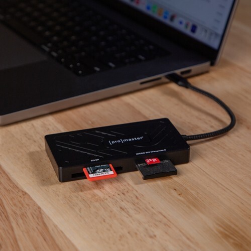 Promaster USB-C Multi Card Reader SD, MicroSD, Compact Flash, CFexpress B #77848