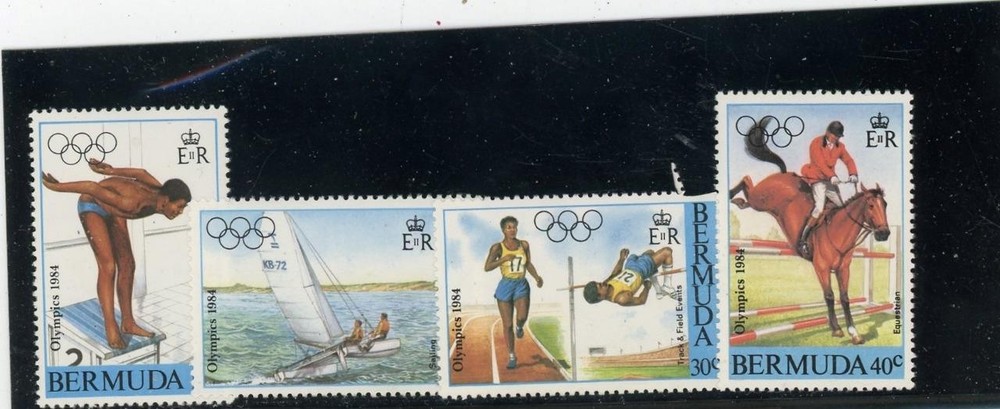 Bermuda 1984 Olympics Scott# 453-6 Mint NH