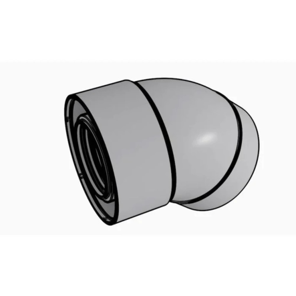 Rinnai Vent Elbow 2" x 4" Condensing 45-Degree 2-Pack 229205NPP