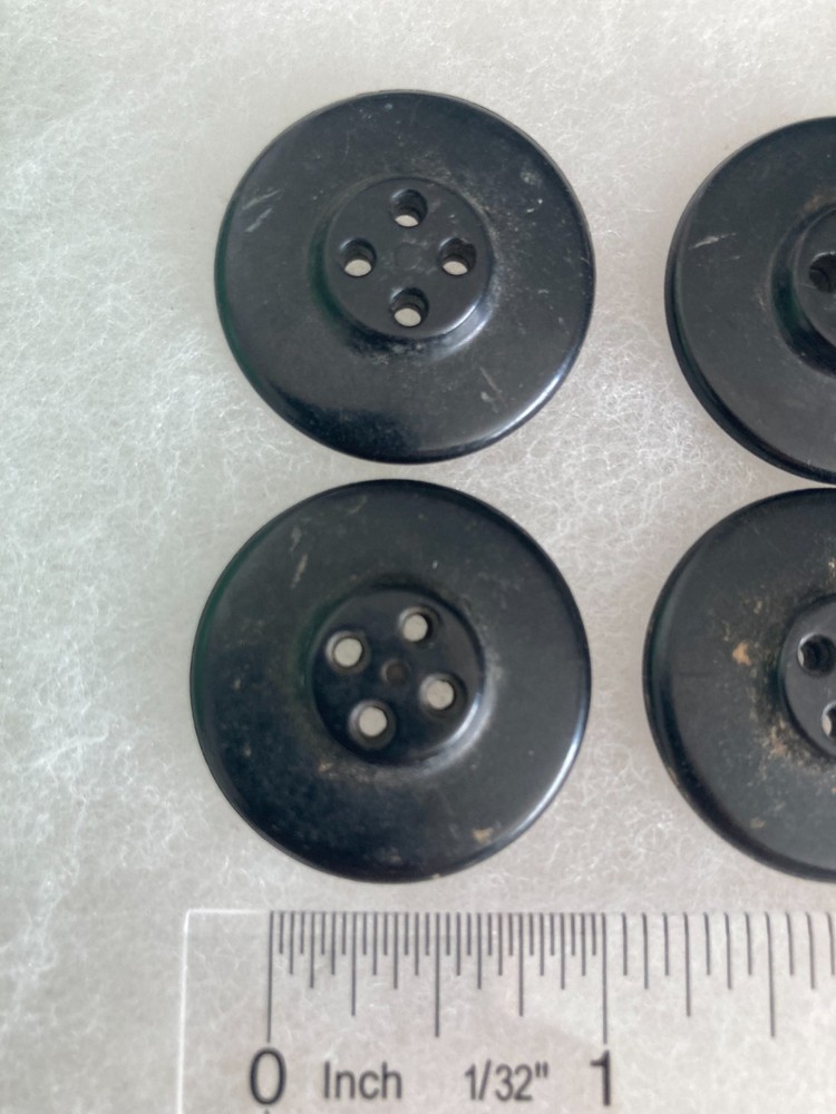 Authentic WWII US Navy USN Peacoat Buttons 4F