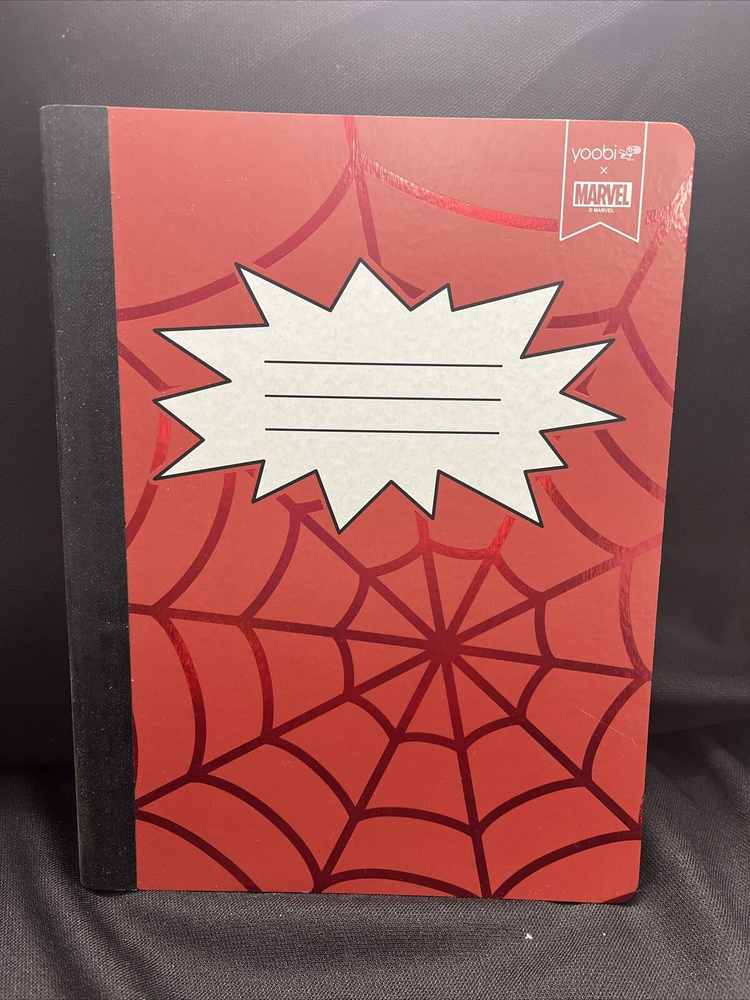 Marvel Spider-Man Web Composition Notebook College Ruled Red - Yoobi