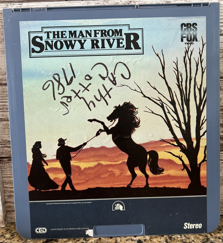 The Man from Snowy River~ RCA SelectaVision VideoDisc CED