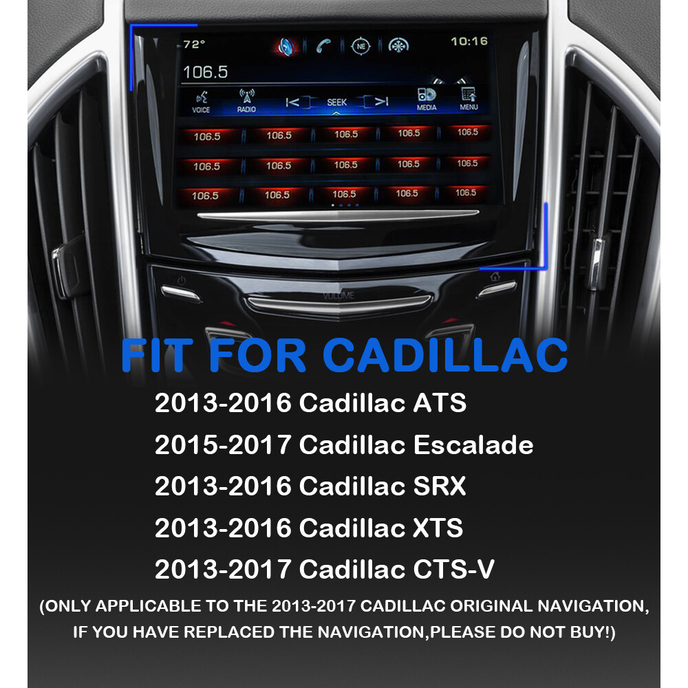 For 2013-2017 Cadillac ATS CTS SRX XTS CUE Touch Screen Display Replacement US