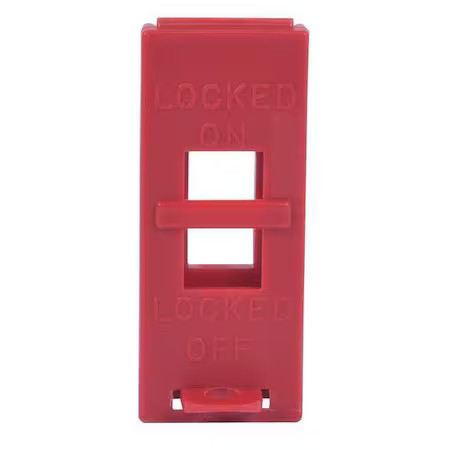 Zing 6064 Wall Switch Lockout, Red, 3/8 In. Dia.