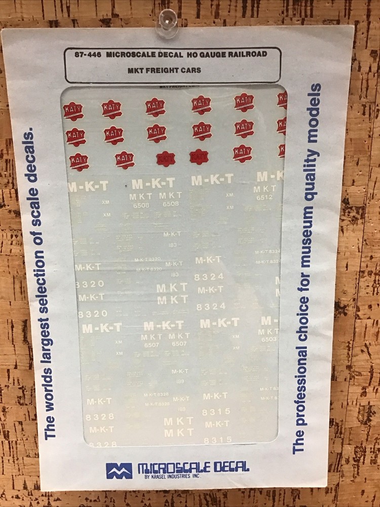 MICROSCALE DECALS HO Scale 87-446: MKT Freight Car