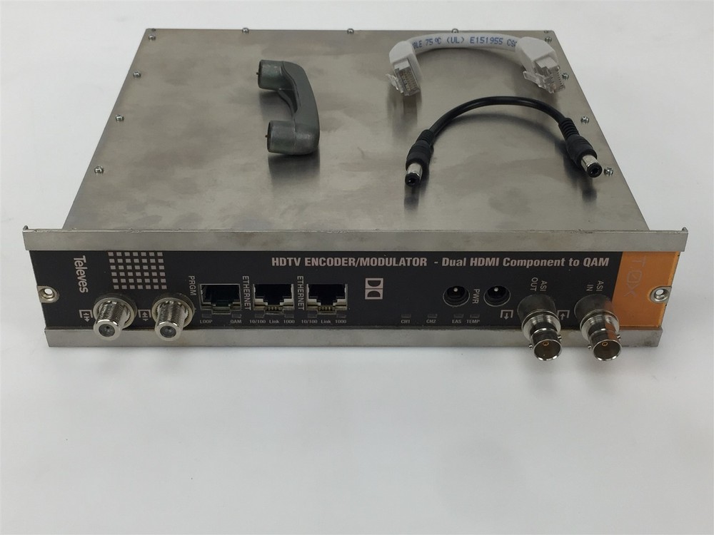 Televes HDTV Encoder/Modulator - Dual HDMI Component to QAM 563803