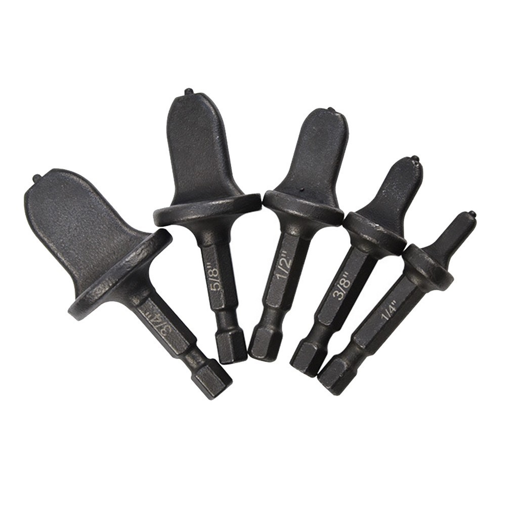 5Pcs Electric Flaring Tool Copper Pipe Swaging Drill Bit Set X7B38992