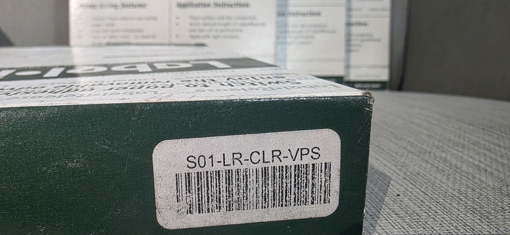 *4 Pack* Siffron S01-LR-CLR-VPS Label Release 200' Rolls Clear
