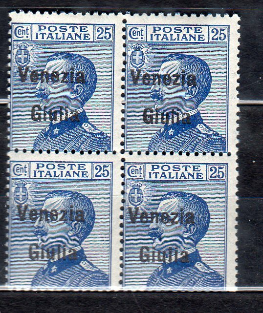 venice giulia no. 24 quartina integral rubber bdf
