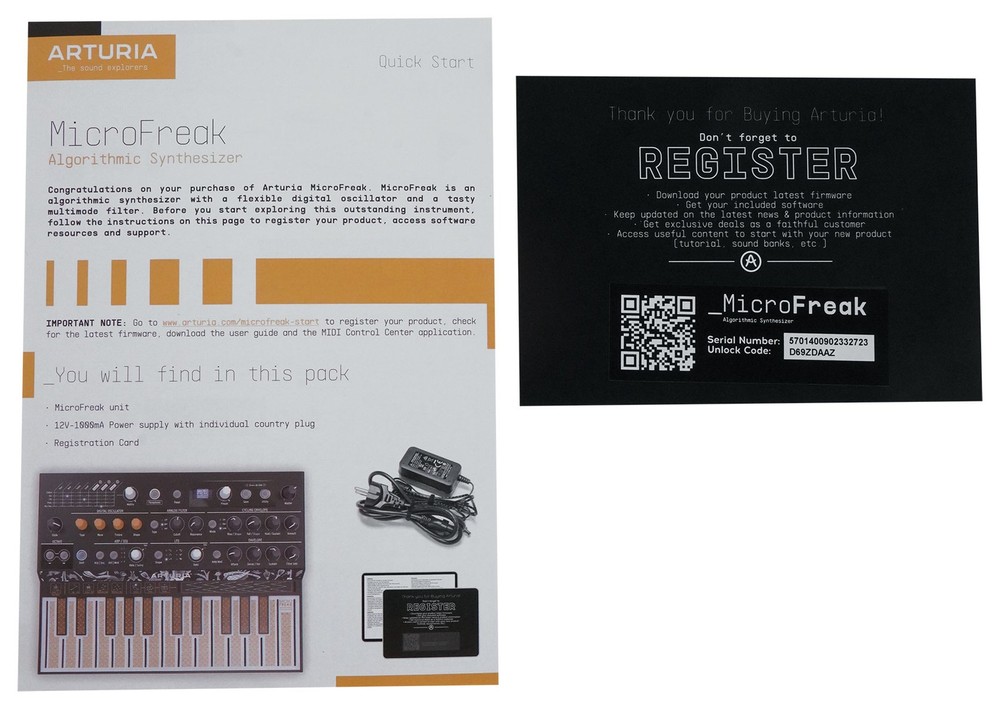 Arturia MicroFreak USB MIDI Hybrid Synthesizer 25-Key Synth+Bluetooth Speaker