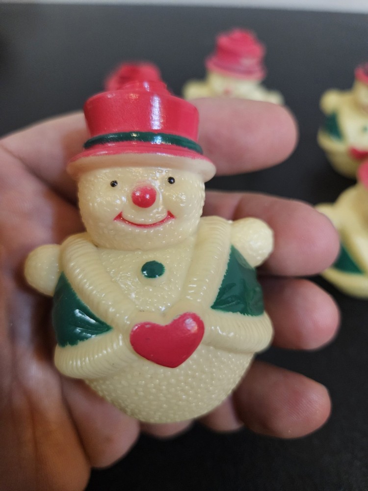 Vintage Snowman Light Covers