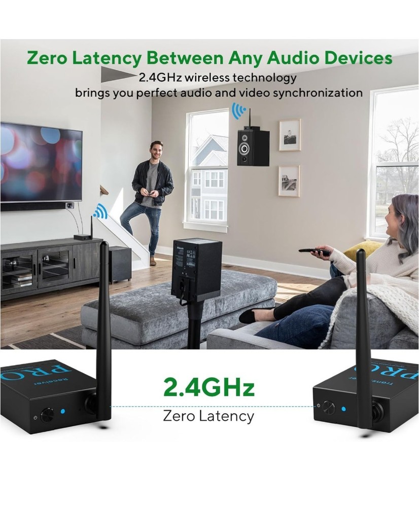 2.4GHz Wireless Pro Audio Transmitter and Receiver