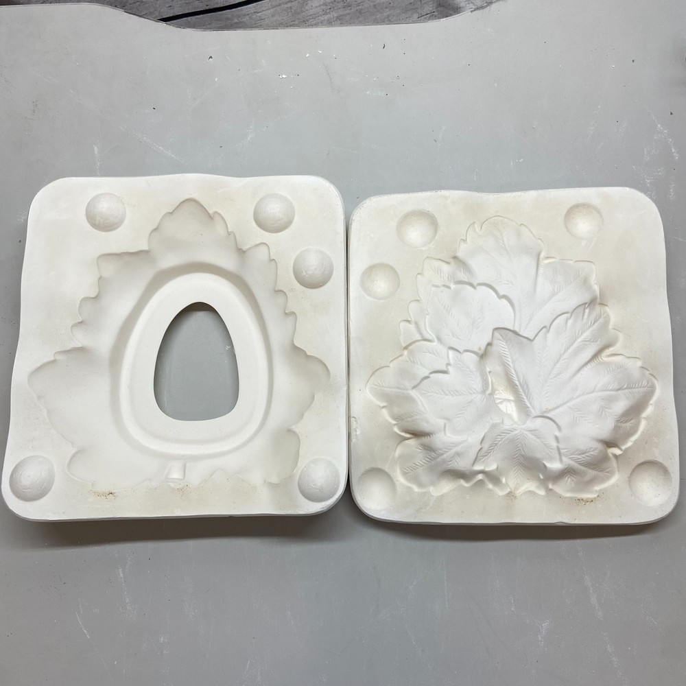 Ceramic Slip Casting Mold Leaf #W-389