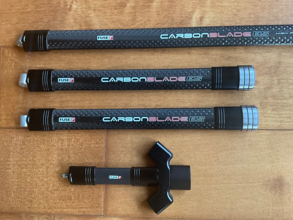 Fuse Carbon Blade ES Target Archery Stabilizer Setup.