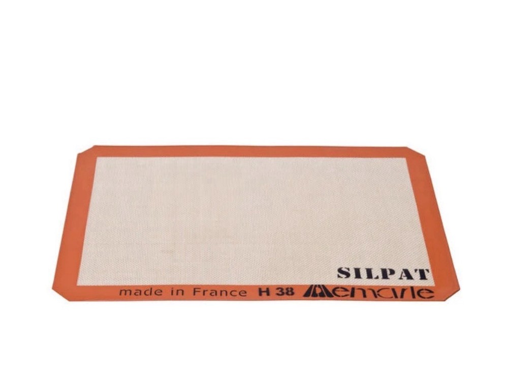 Silpat Rectangle Half Size Non-Stick Baking Mat - Orange