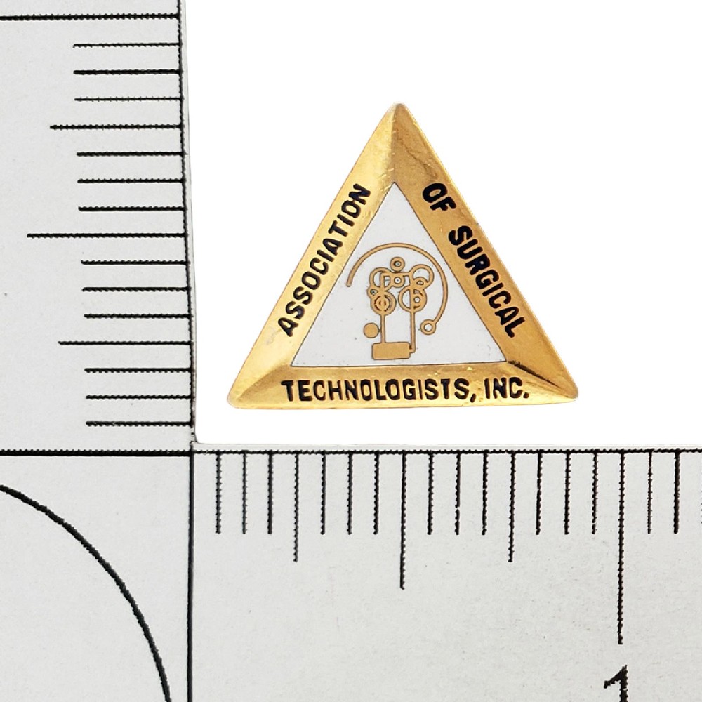 Association Surgical Technologists AST Triangle Lapel Pin Medical