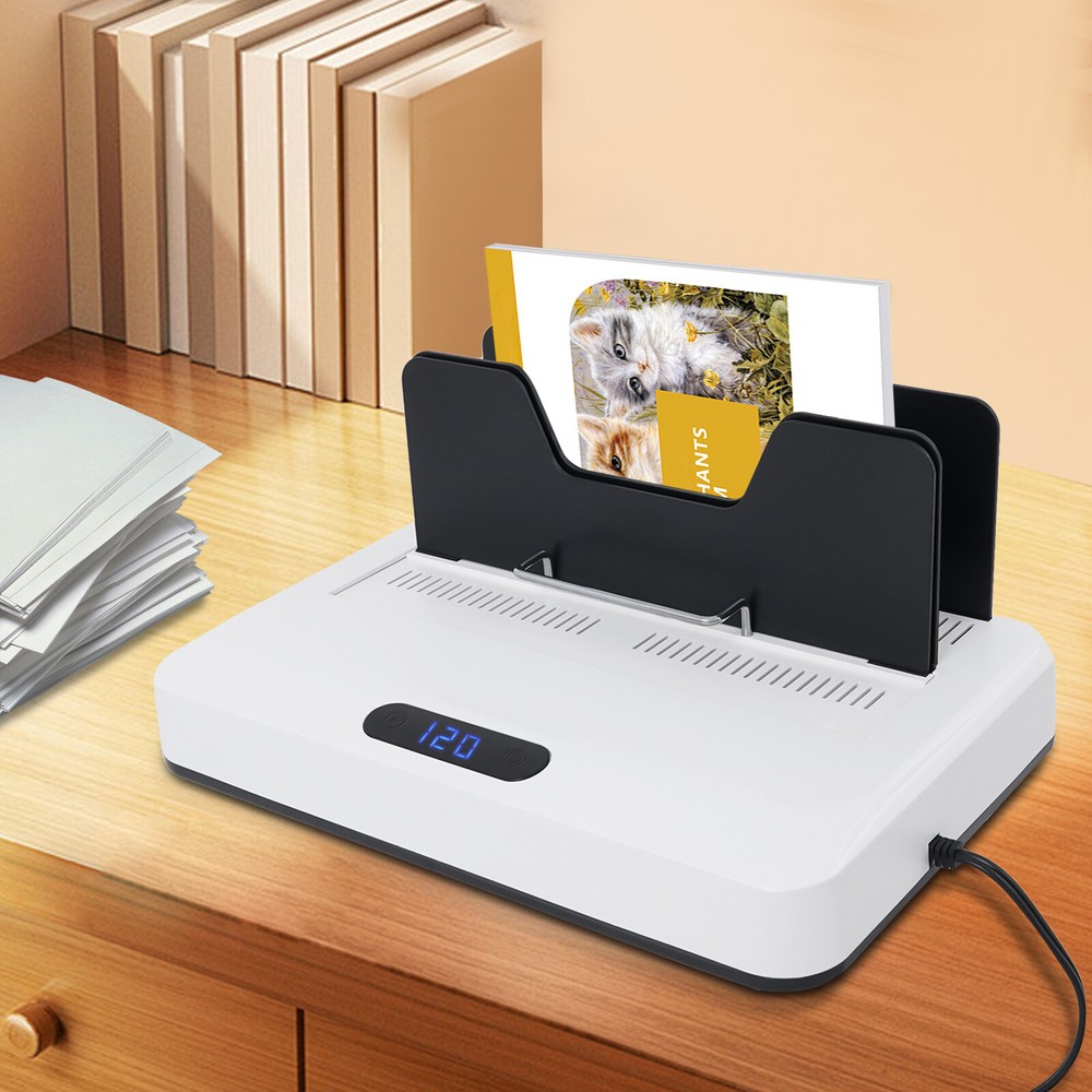 Thermal Binding Machine, No Preheat Time Heat Binding Device with 20PCS Covers