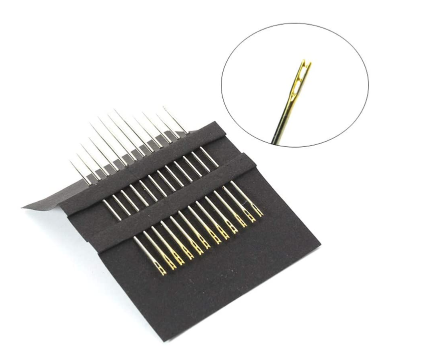 Sewing Needles self-threading 3 pack