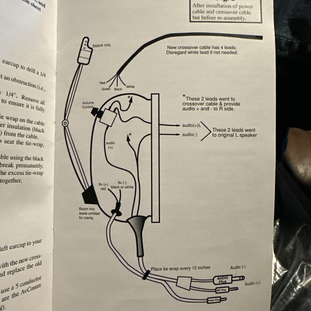 David clark Amp Cable