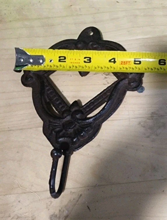 Cast Iron Wall Mount Hook