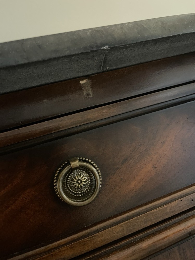 Lillian August Regency Style Granite Top Sideboard / Server