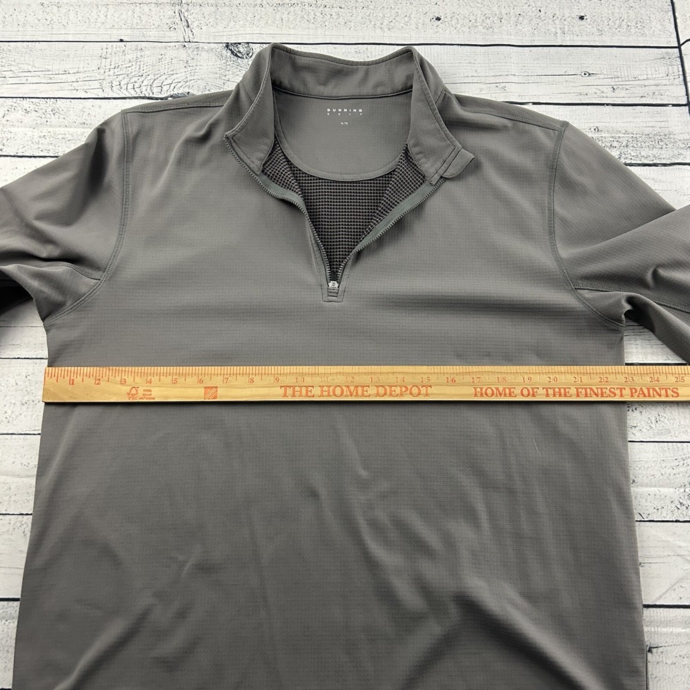 Dunning Golf Thermal Pullover Golf Jacket Men's XL Gray