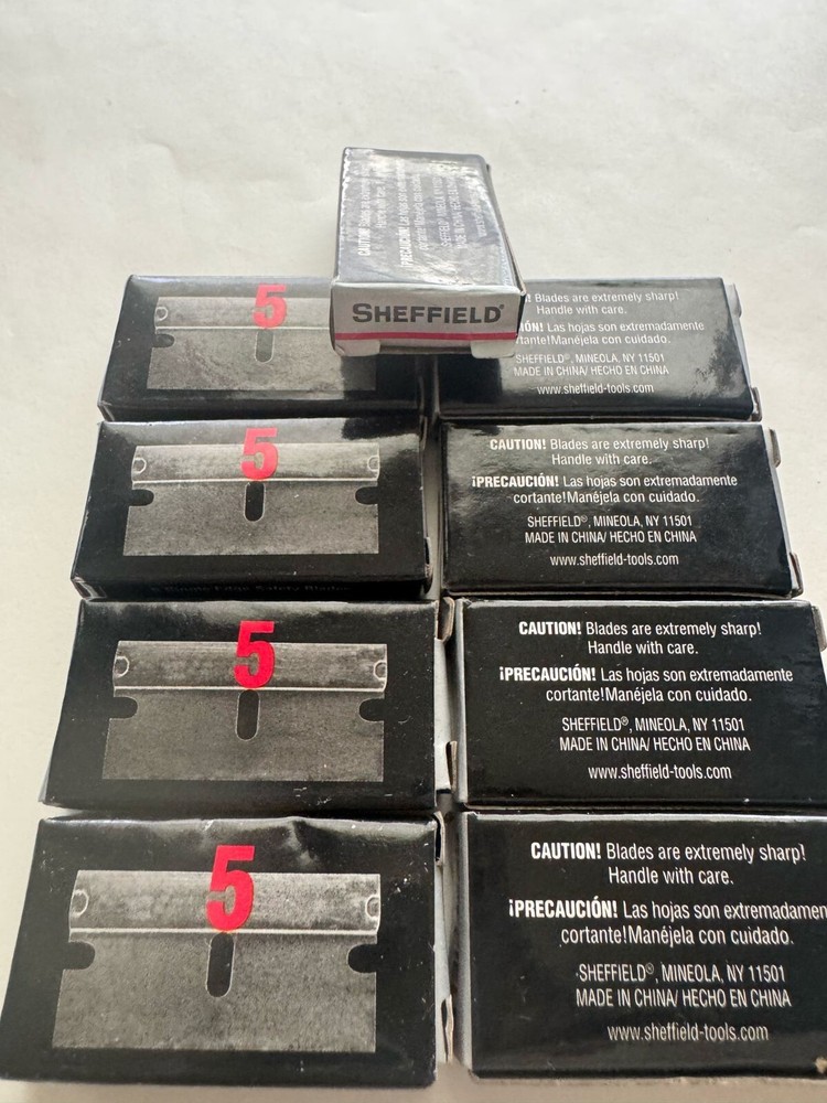 SHEFFIELD Replacement Blade, Set of 9 boxes (45 Blades)