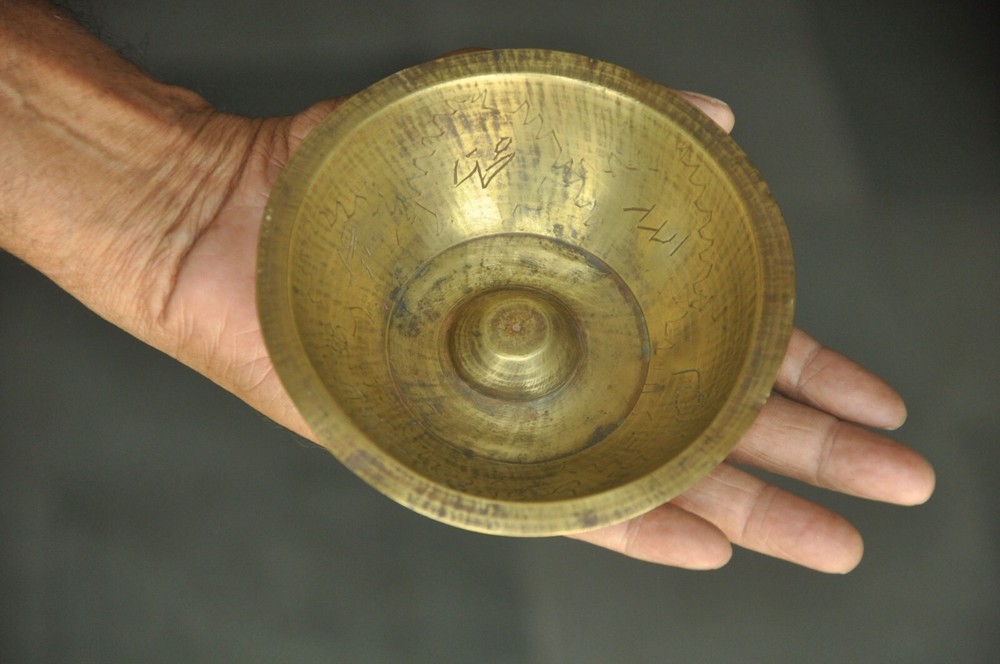 5 Pc Vintage Brass Solid Fine Quality Handcrafted Round Bowls
