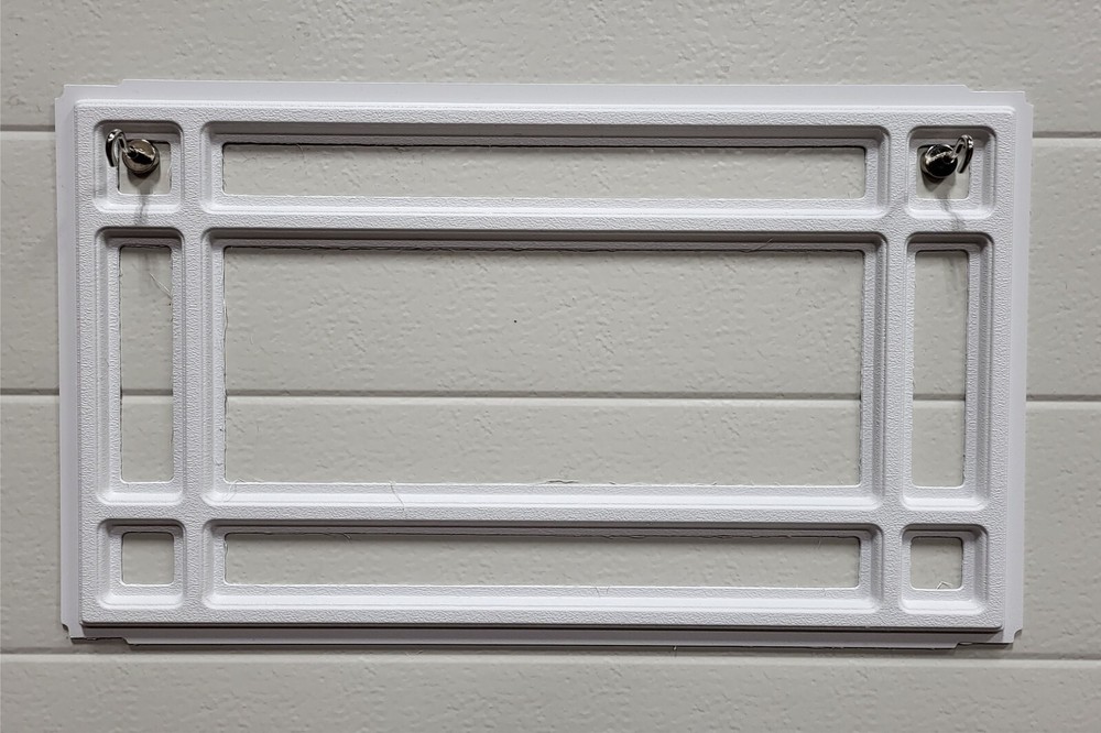 HOLMES Garage Door White Prairie 510 Replacement Window Inserts /Short Panel