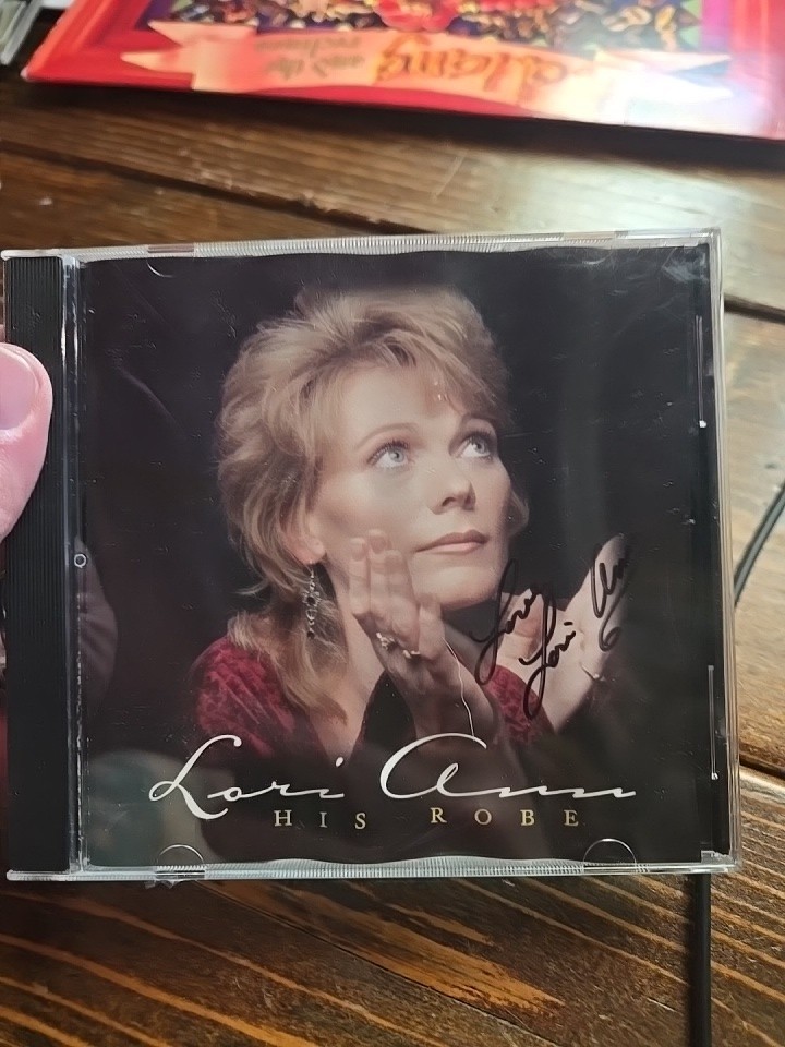 Lori Ann Johnson His robe Autographed Cd