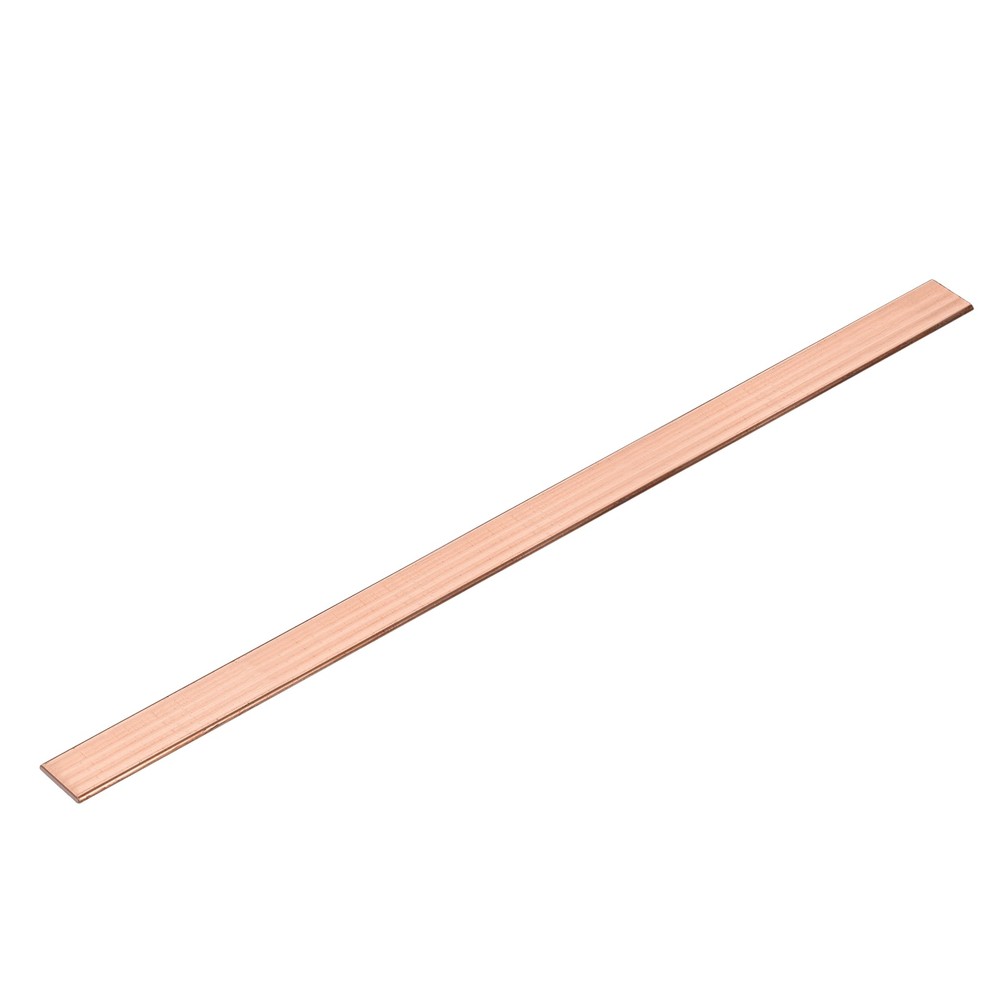 Copper Flat Bar, 1/16" x 3/8" x 13'' C110 Solid Copper Bus Bar Stock