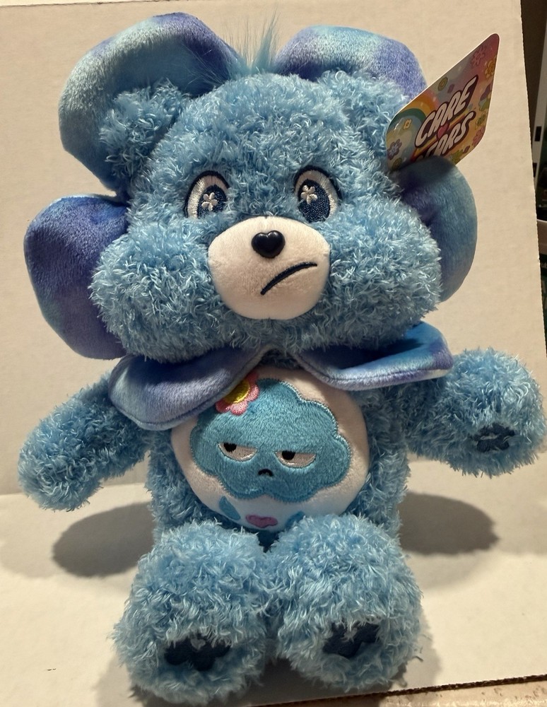 2026 Care Bears Easter ~ Grumpy Bear As A Flower ~ Approx 10" Plush ~ NEW