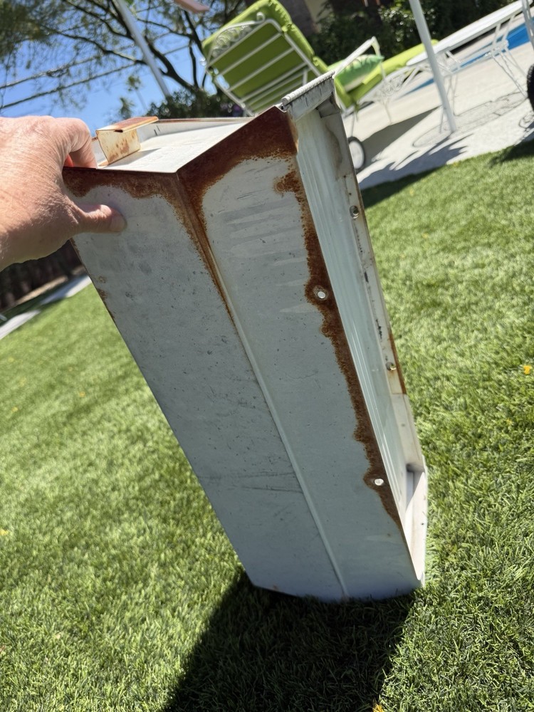 Mid Century Vintage Mailbox Mail Box - Postbox rare Mid Mod Read💕