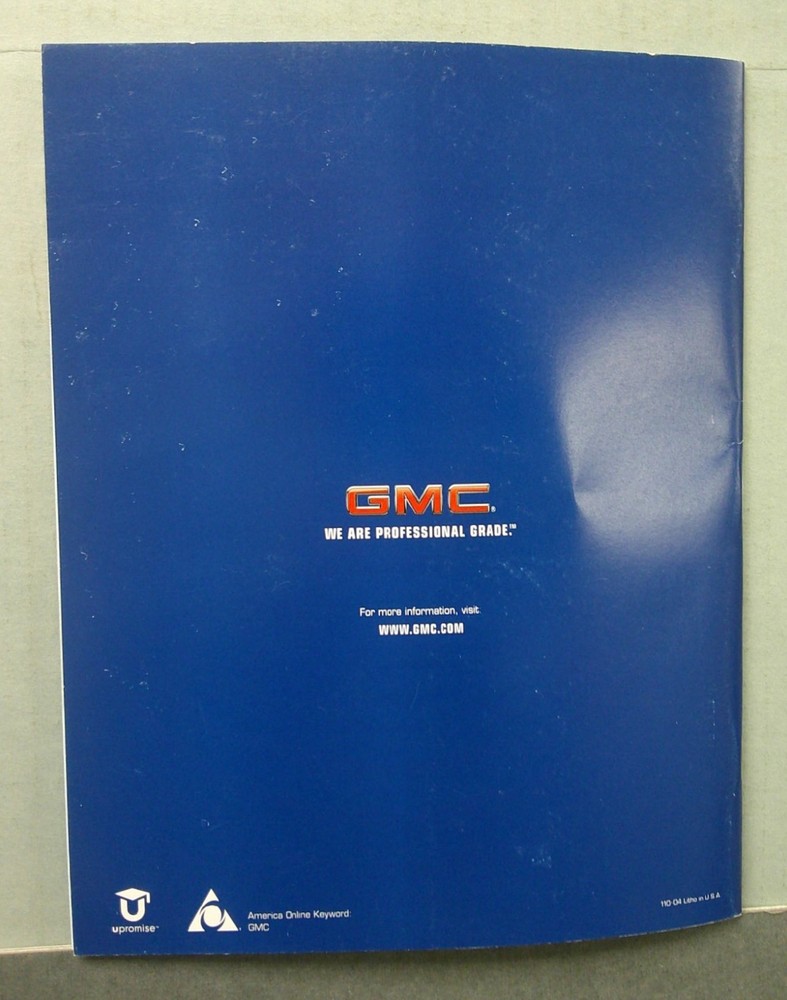2004 GMC Sales Catalog