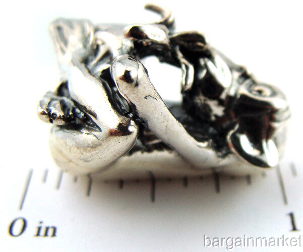 Mini Sterling Silver Monkey Figurine s47