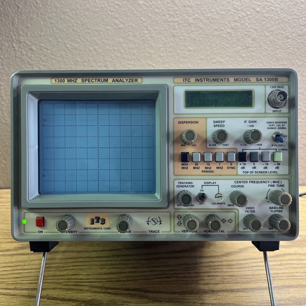 ITC instruments SA-1300B Spectrum Analyzer 1300 MHZ