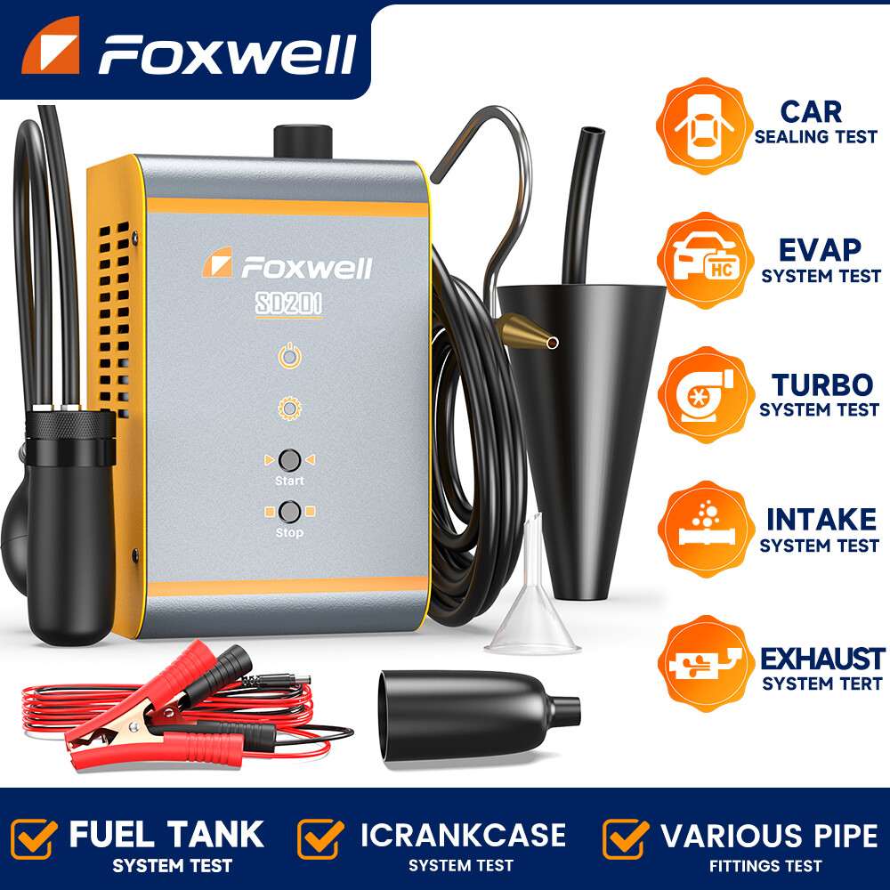 Foxwell SD201 Auto EVAP Smoke Machine Vacuum Leak Detection Diagnostic Tester