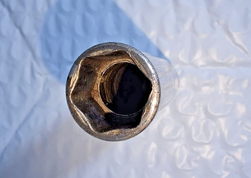 SNAP ON SFS161, 3/8" DRIVE, 1/2" SOCKET, 2.1" DEEP/HIGH, 6 POINT.
