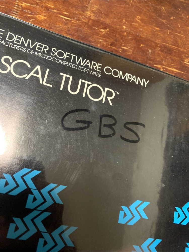 Pascal Tutor Apple II Computer Disks School Kit