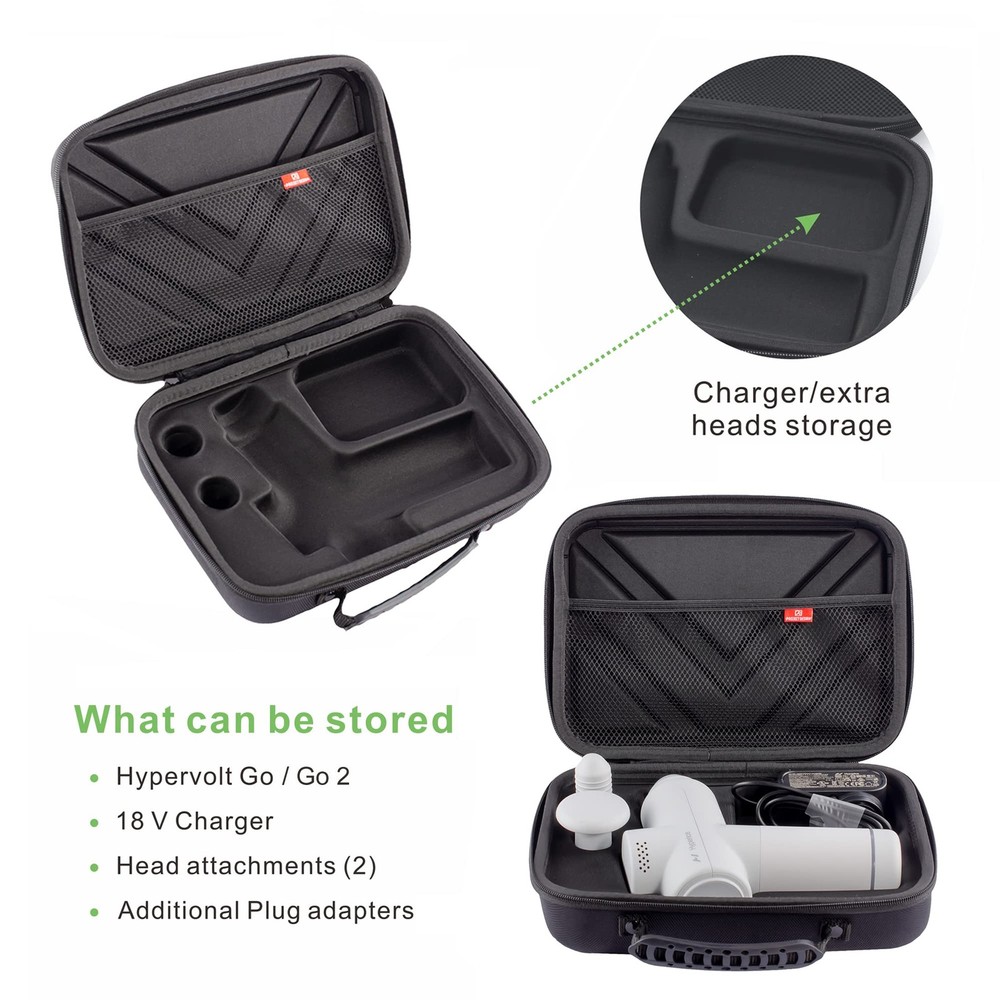 Best Carrying Case Compatible with Hypervolt Go 2 Travel Storage Organizer Hard