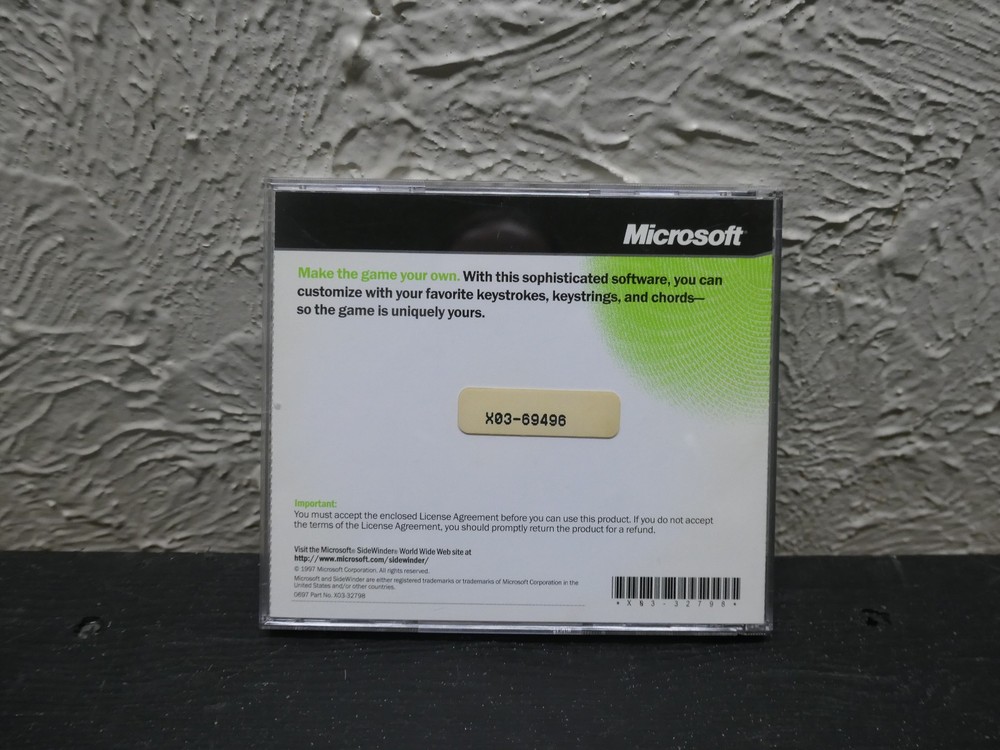 Microsoft Sidewinder Precision Pro Windows 95 CD ROM