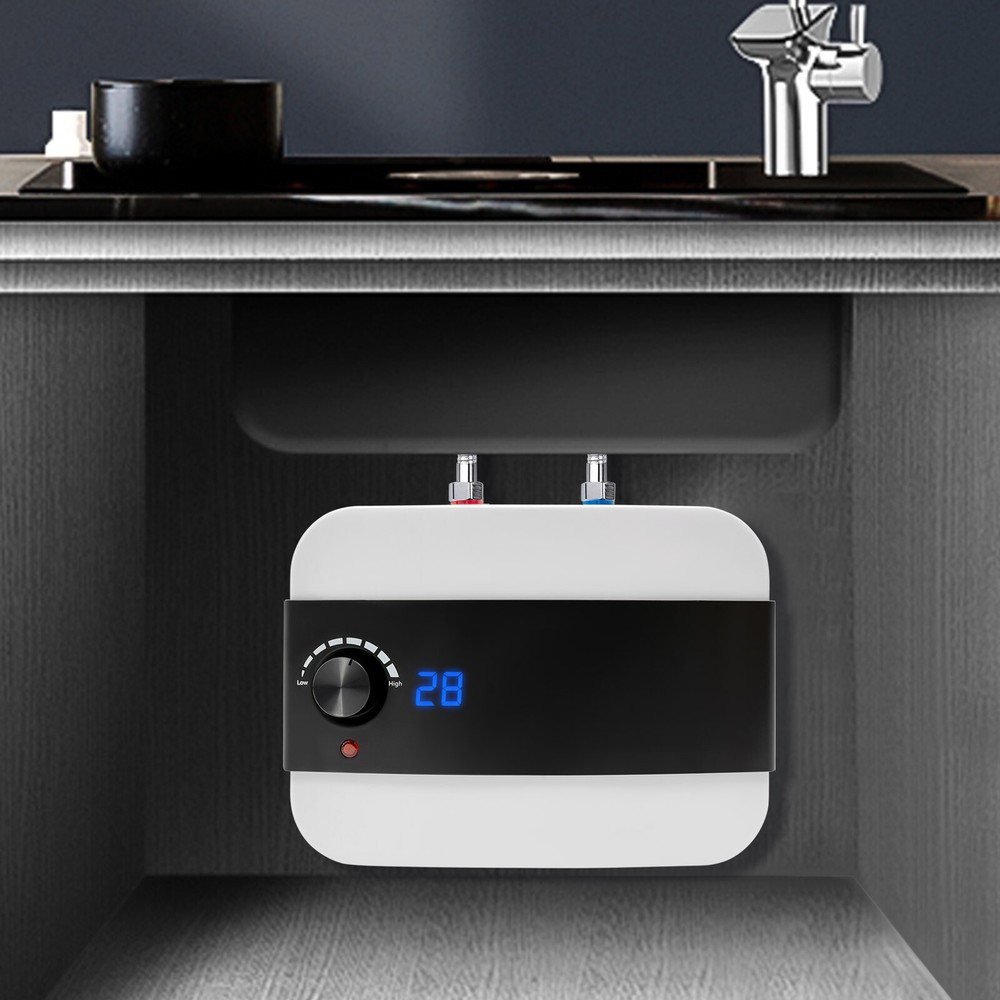 6L 1500W Mini-Tank Water Heater Electric Water Heater Under Sink 110V