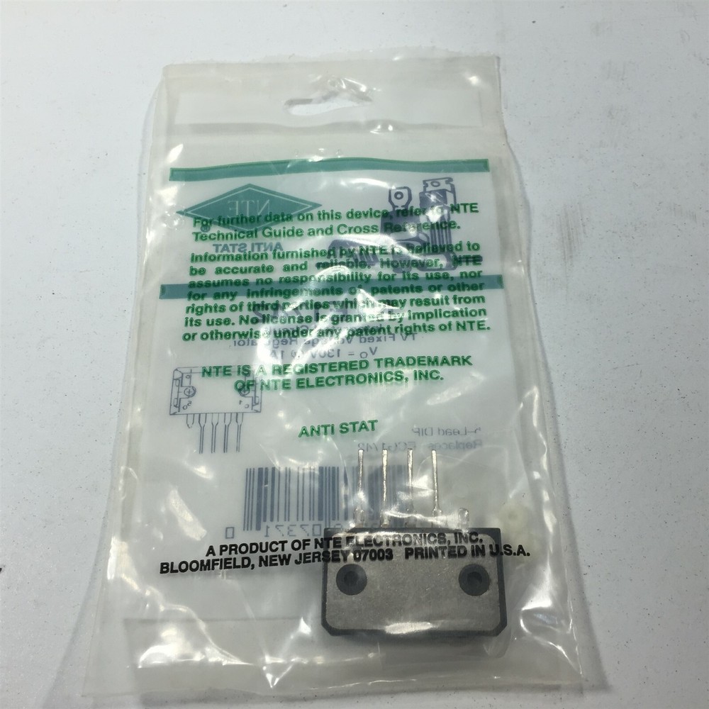 (1) NTE NTE1742 Integrated Circuit TV Fixed Voltage Regulator