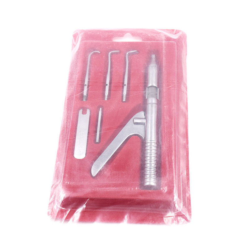 1 Kit Dental Autoclavable Automatic Singlehanded Crown Remover Gun Instruments