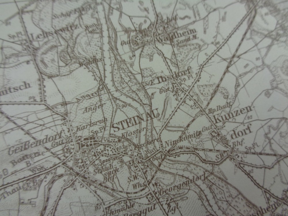 WW2 German map of OCCUPIED POLAND featuring RAWITSCH, GORCHEN, KOBYLIN, BOJANOWO