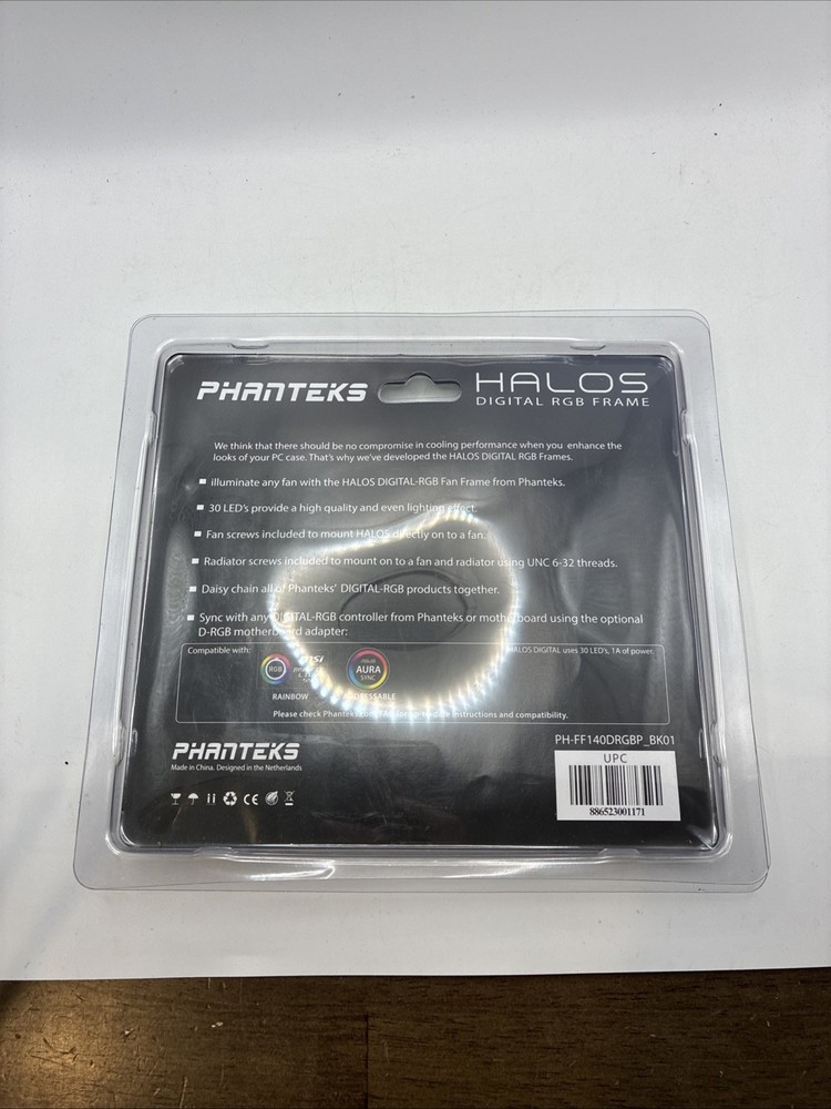 Phanteks Halos 140mm RGB Fan Frame - Black
