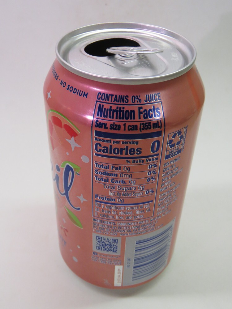Craft BEER Empty Can ~ Signature SOLEIL Grapefruit Sparkling Water Beverage